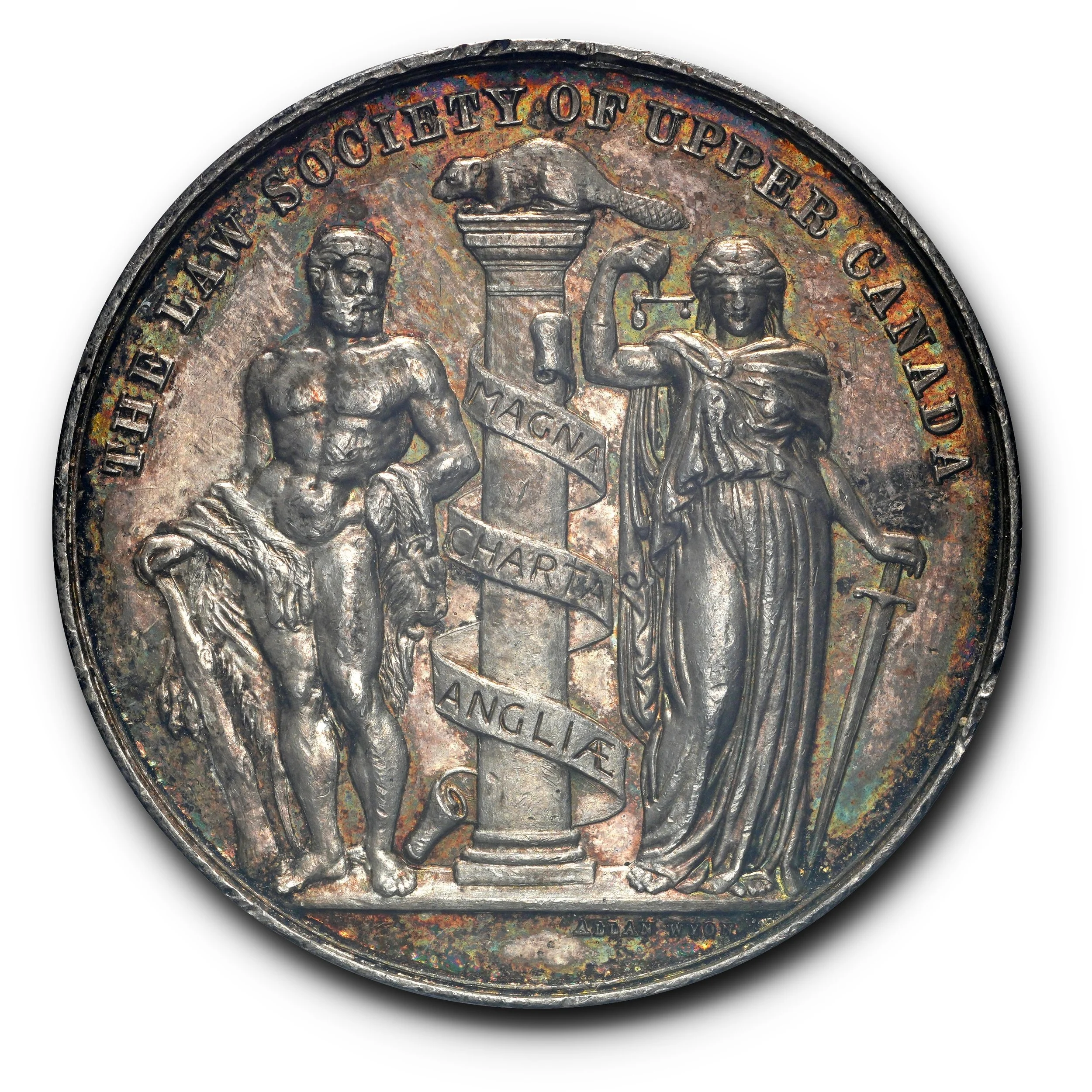 Law Society of Upper Canada Medal. Similar to Leroux-1566.