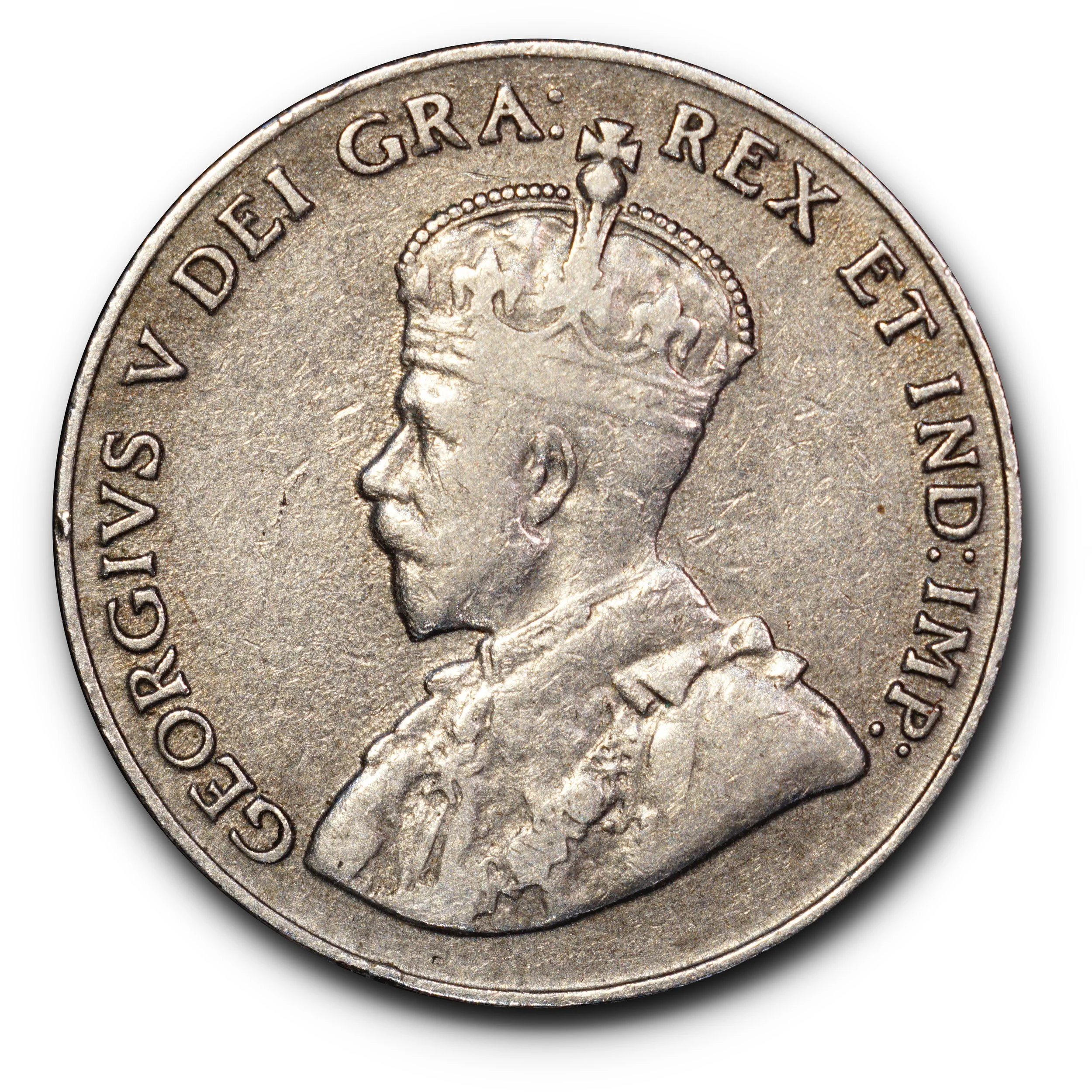 1925 Canada 5 Cents Fine Jacob Lipson Rare Coins