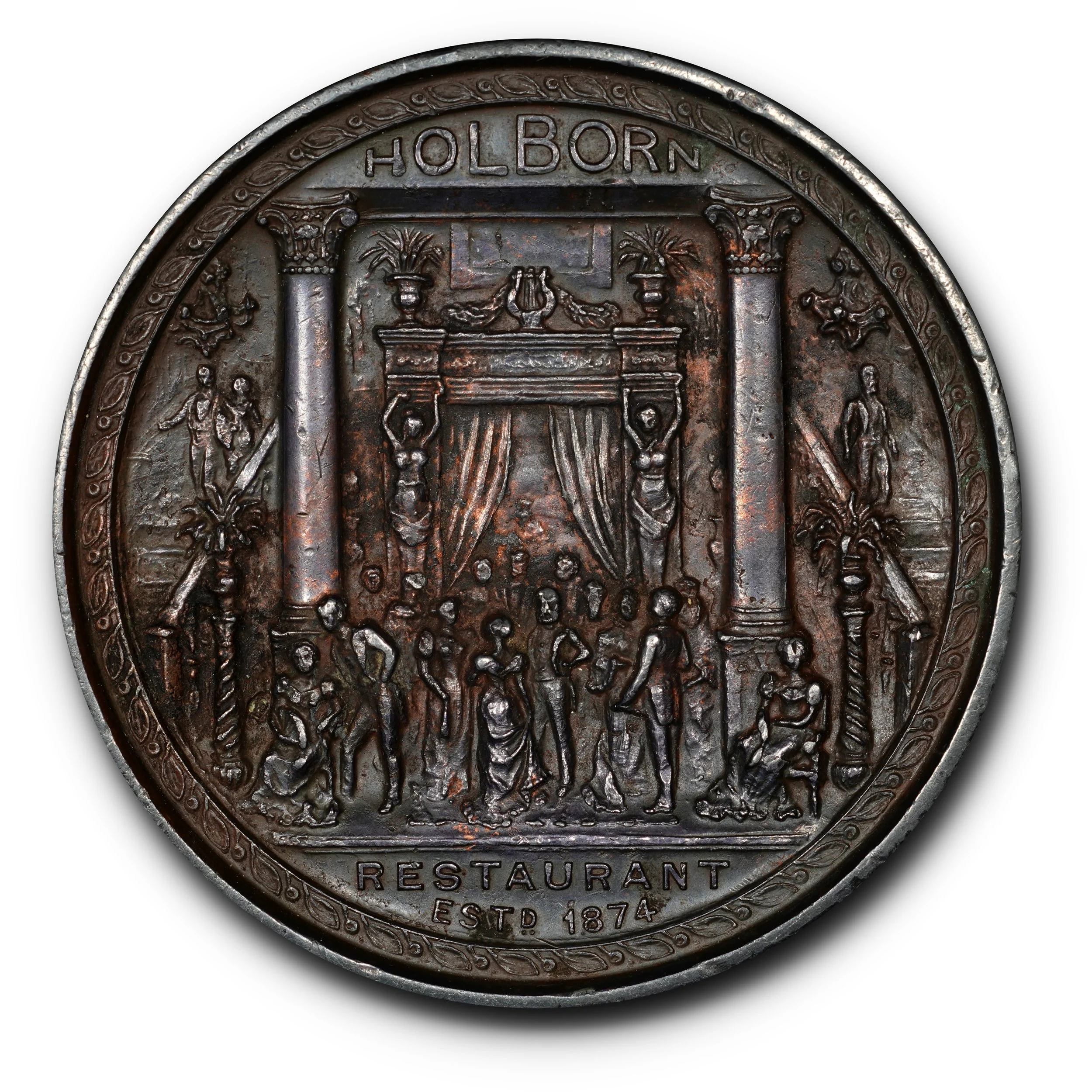 Holborn Restaurant Medal Presented to Sir Wilfrid Laurier — June 17, 1897. BHM-2990, Eimer-1640.