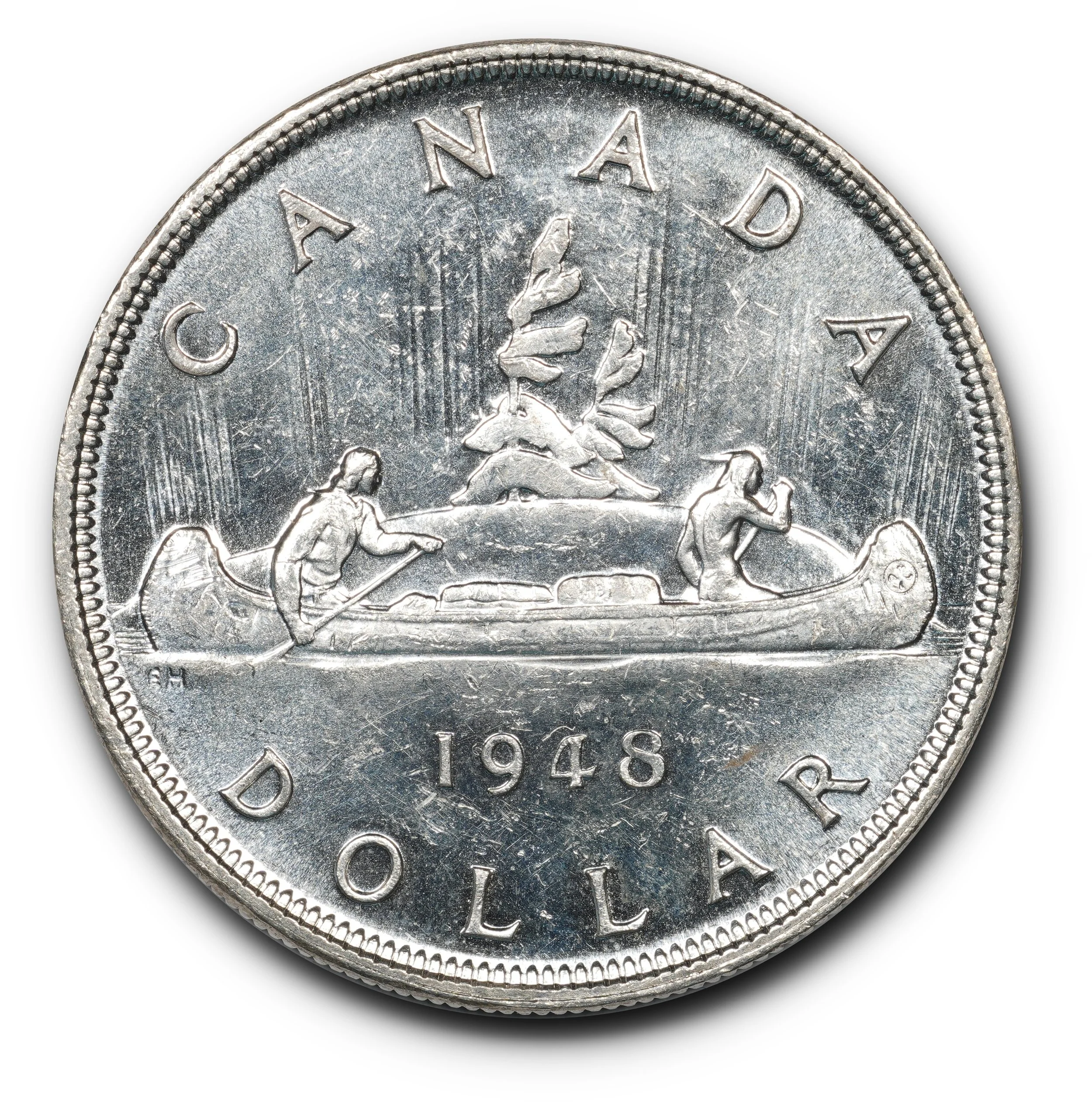 1948 Canada Silver Dollar MS63.