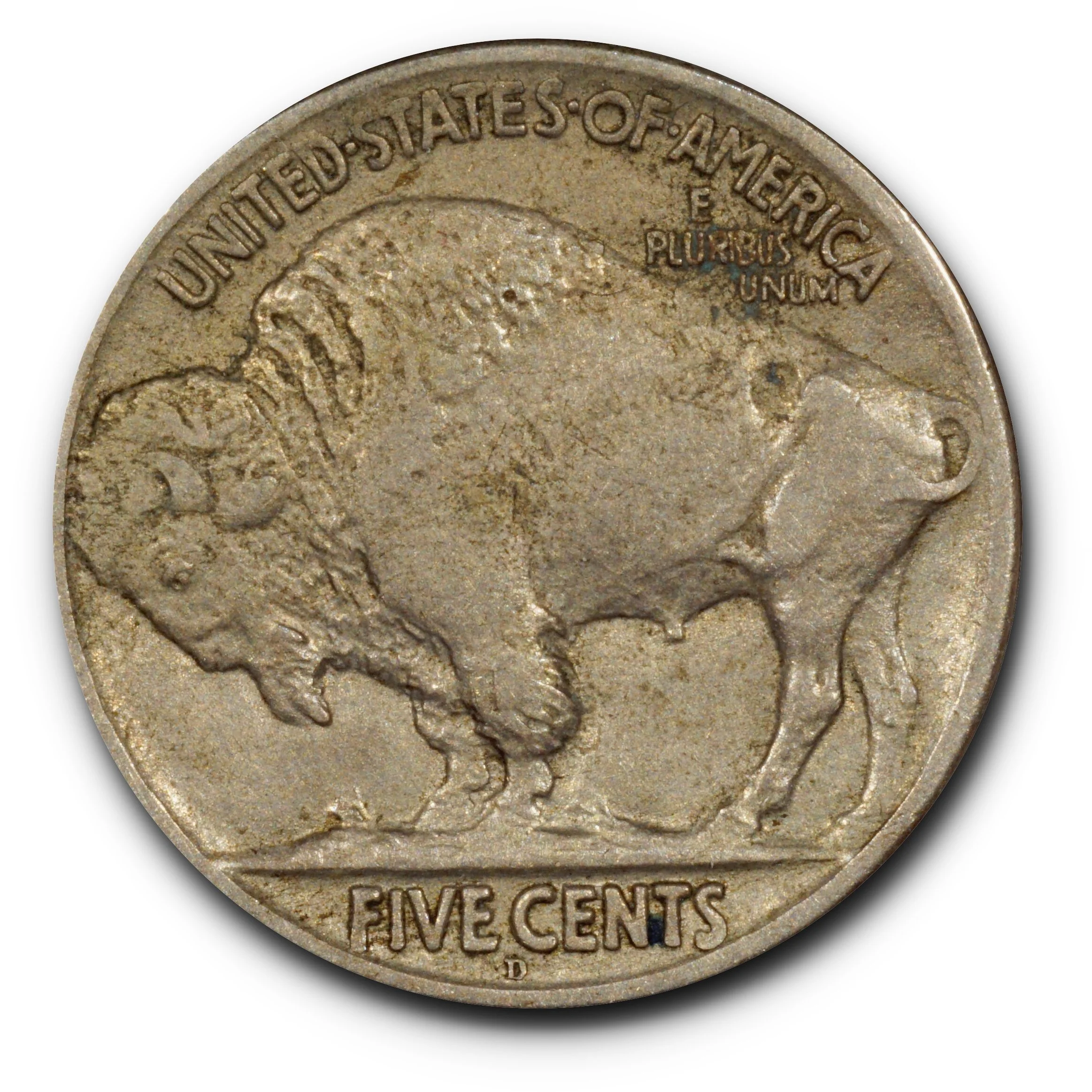 1917-D USA Buffalo Nickel XF.