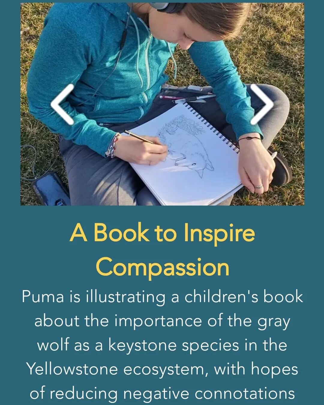 A book about gray wolves? The Wonder World Kids couldn't say NO to this one 🐺

Visit our friends over at EPI to find out more about their amazing #conservation programs for students and about the Alumni Award sponsoring this future project.

https:/