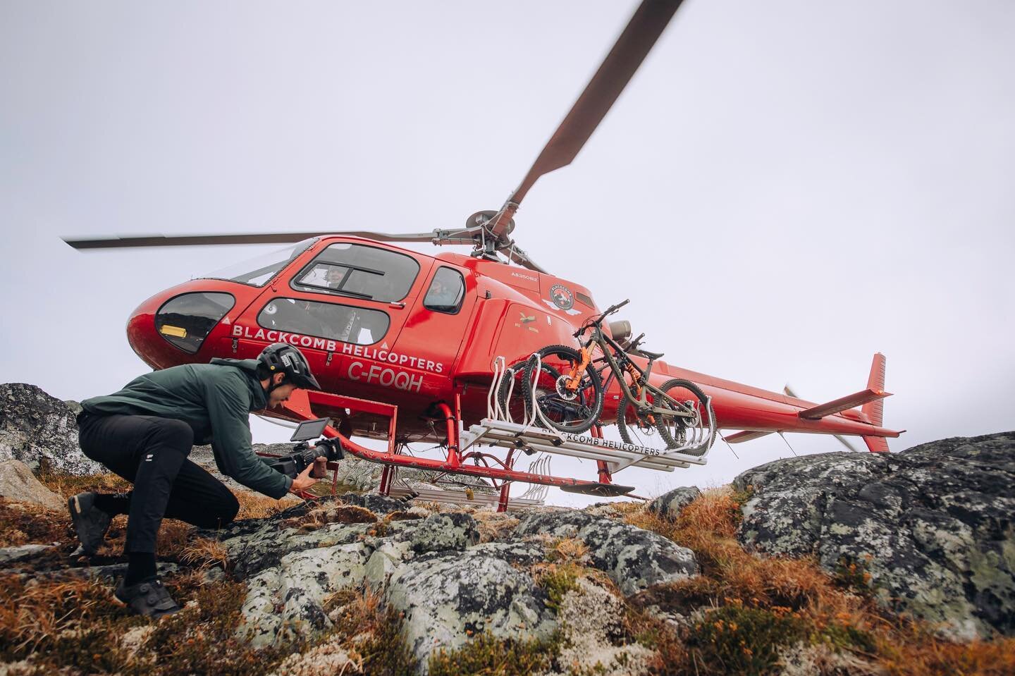 Never a boring day at the office when shooting for @blackcombhelicopters