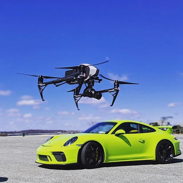 Check out @schwaafilms vlog from yesterday&rsquo;s Inspire 2 test day (link in story)! Had a blast chasing @jdrifts GT3 up and down the beautiful winding roads of the North Shore of Long Island.
Huge thanks to @find_neo and @nicholasphotographs for t