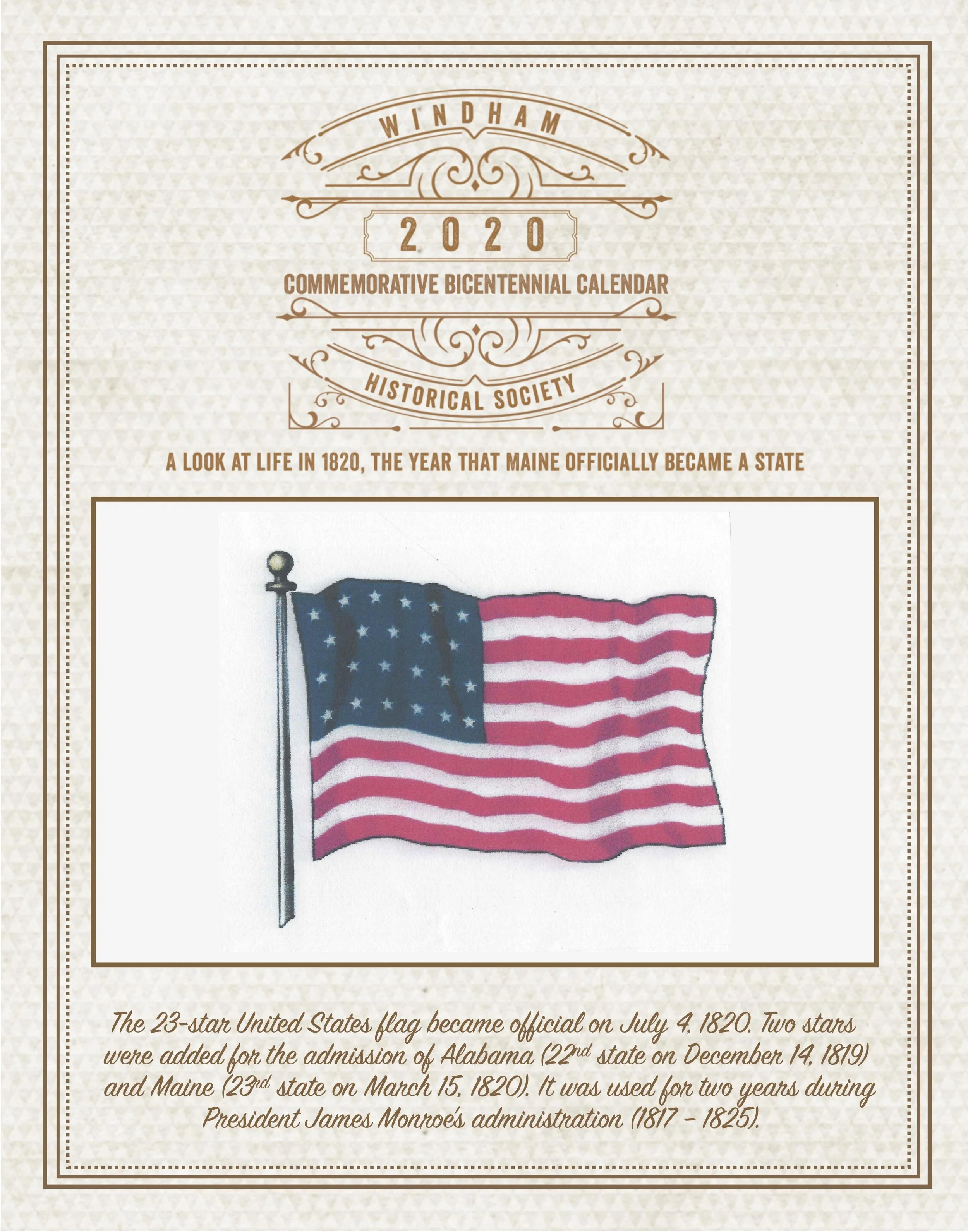 Bicentennial Calendar