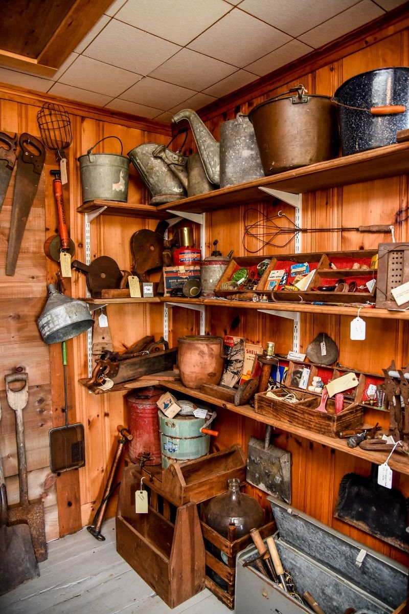 The Hardware Department with tools and gadgets for the gentlemen.