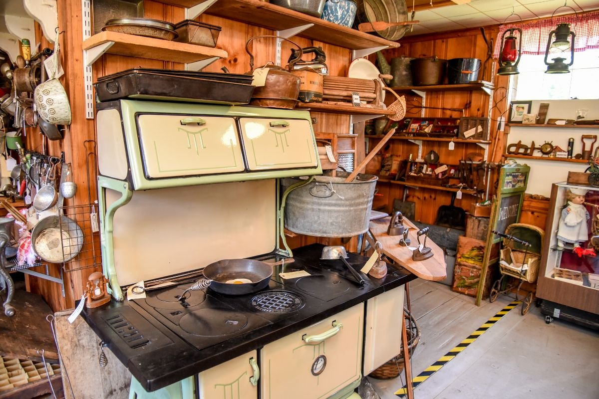 The cookstove is found in the kitchen display.