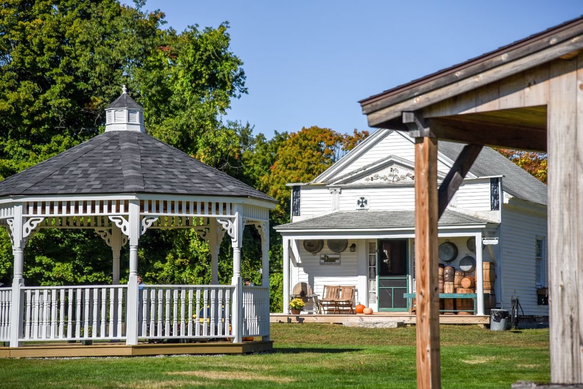 Find the Old Grocery adjacent to the Village Green Gazebo where concerts are performed!