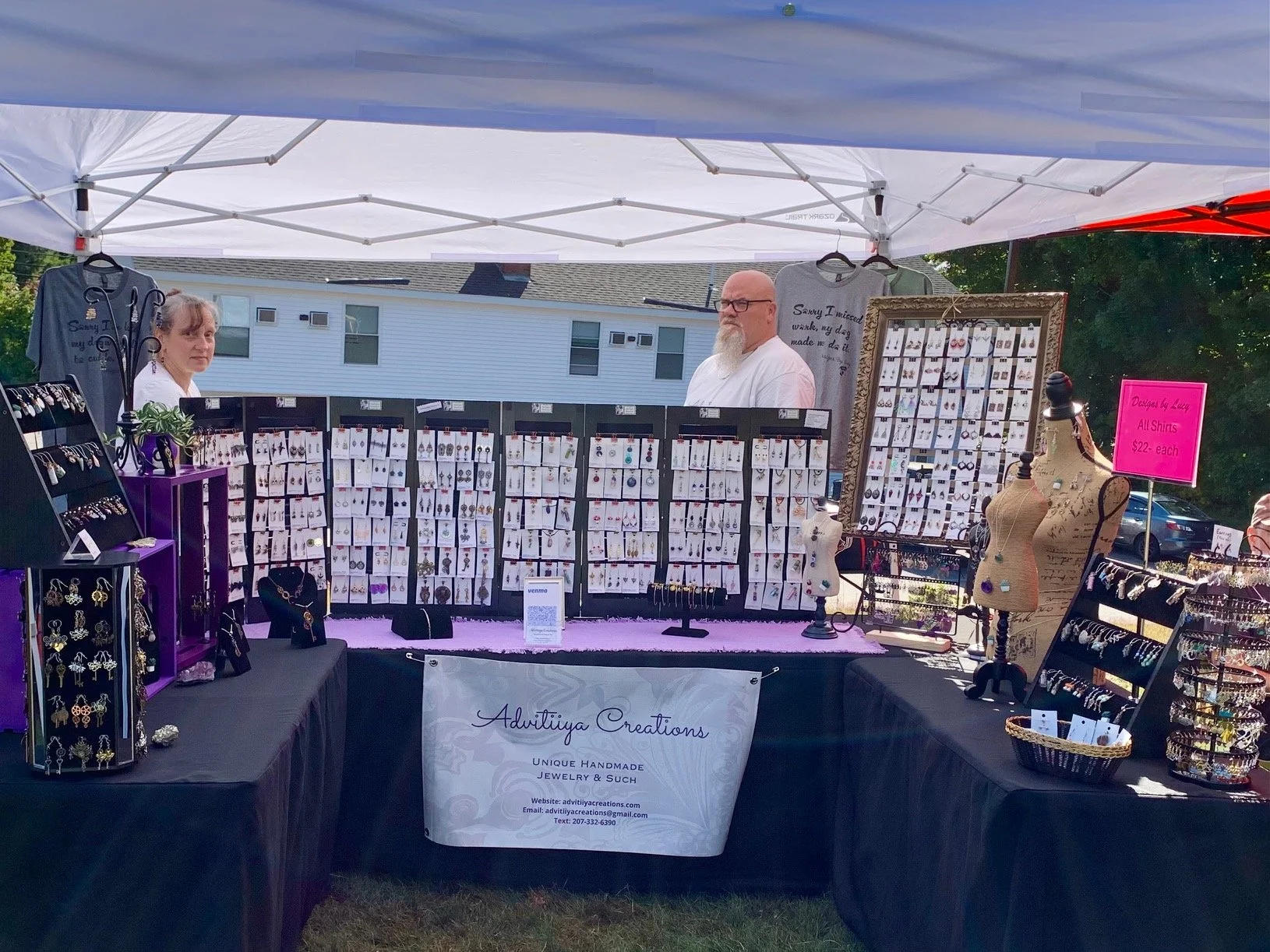 With wonderful wares to share . . .