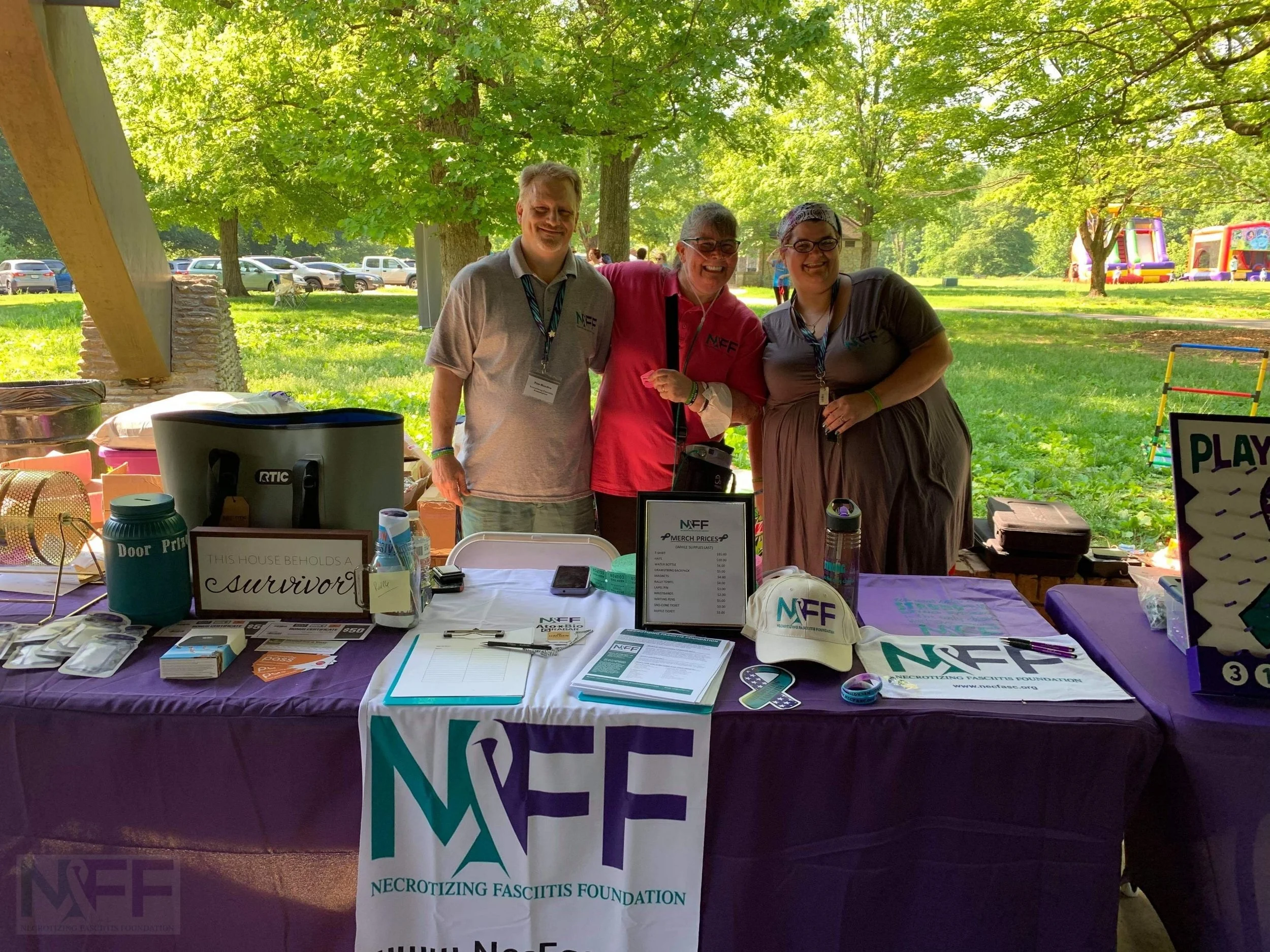 Our NFF Co-Founder and Co-CEO Tim Hayden, Co-Founder and COO Melissa Sanders, and Co-CEO and Chairman of the Board Lindsay Welch.
