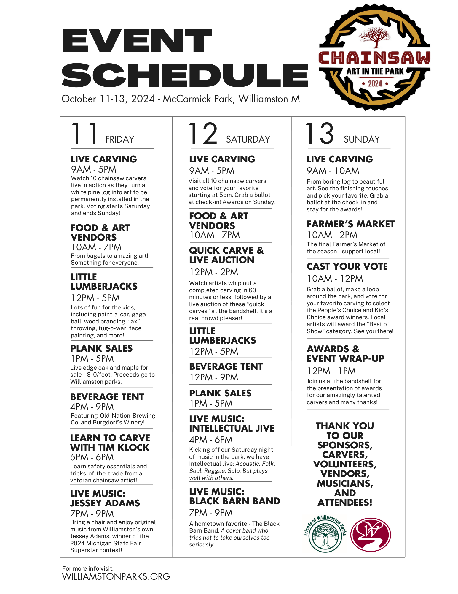 Chainsaw Art in the Park