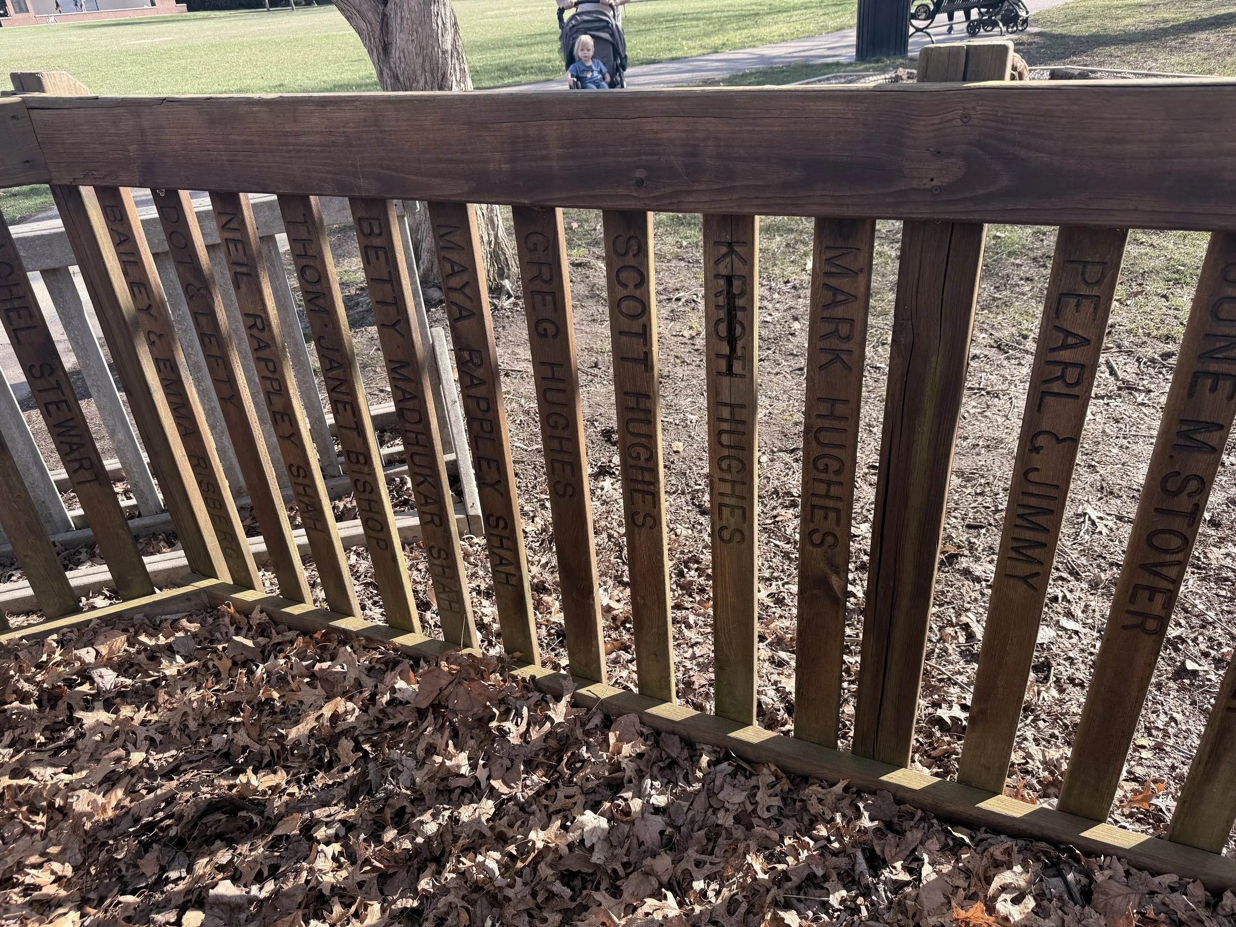 Fence Staining at McCormick Park
