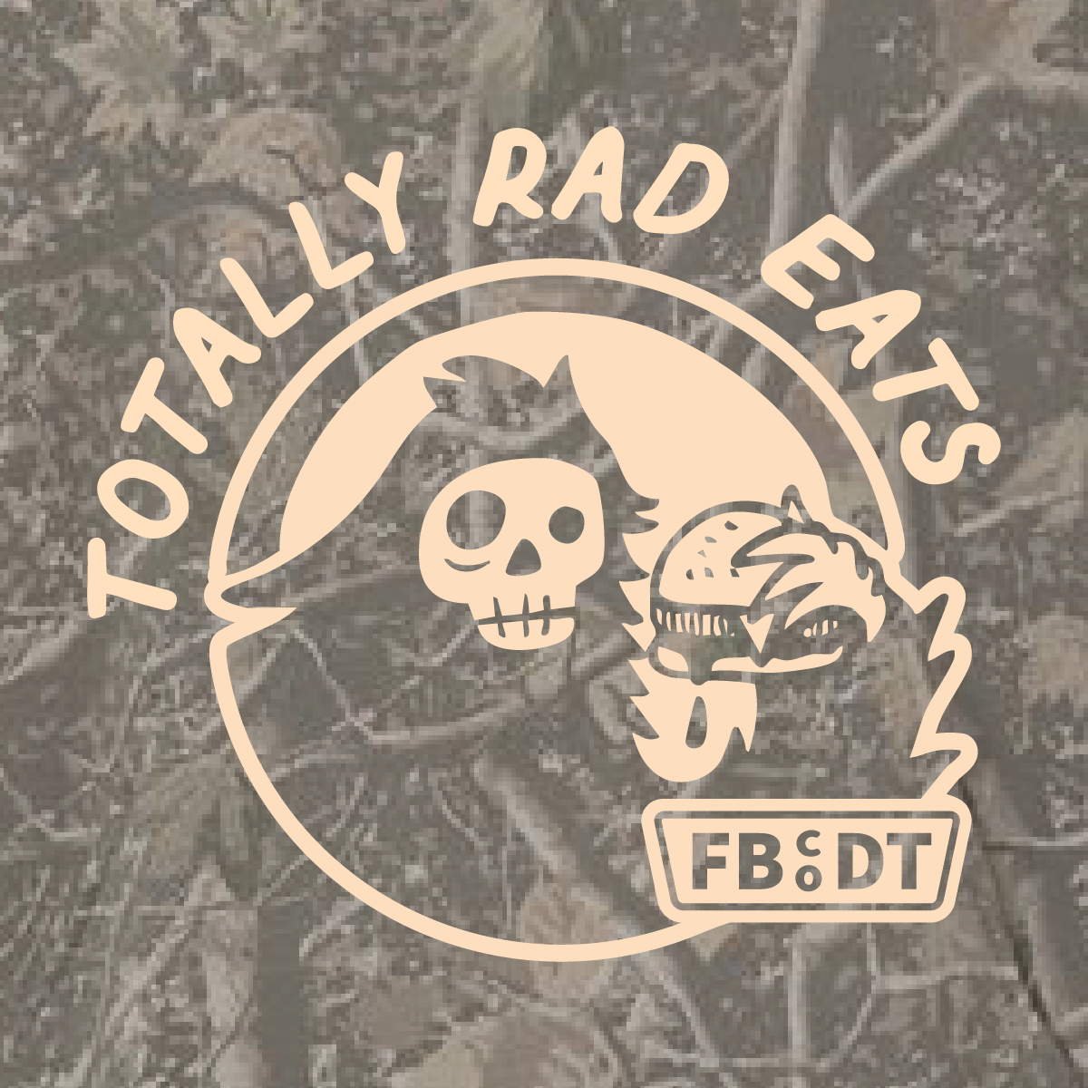 Totally Rad Hooded Sweatshirt - Camo