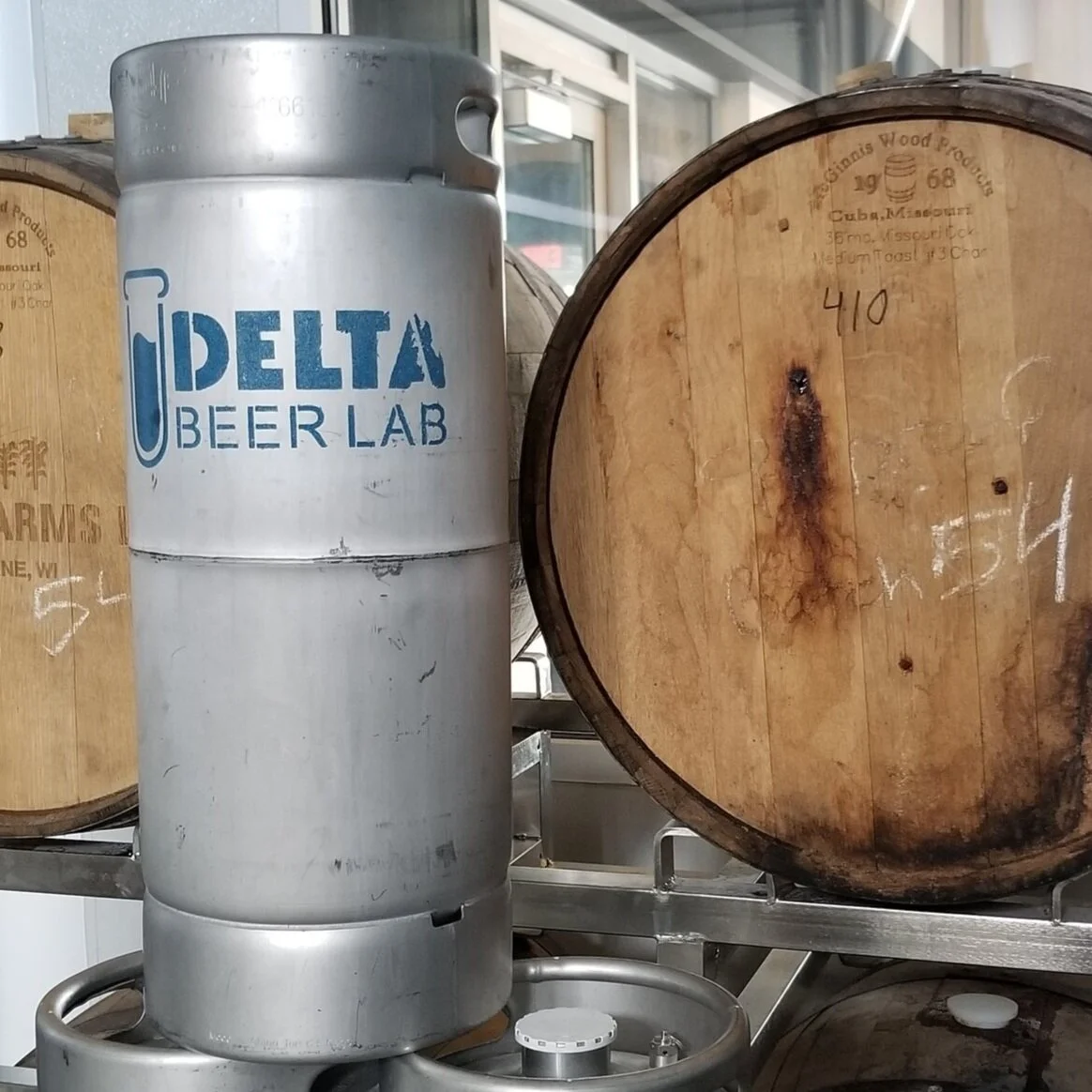 1/6 barrel keg Delta Beer Lab