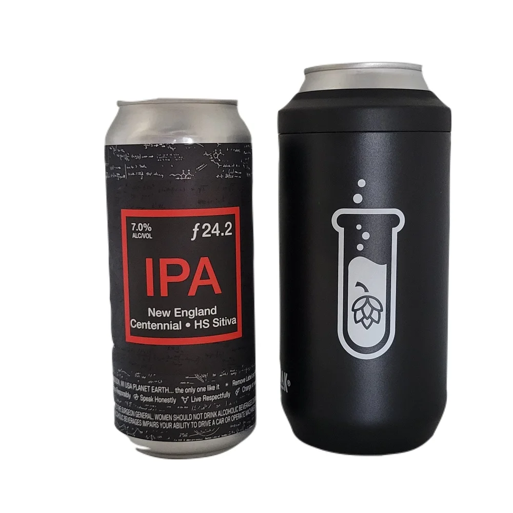 Enfriador De Latas RTIC 16 Oz – Acero Inoxidable, Doble Pared, Color Caribbean Current