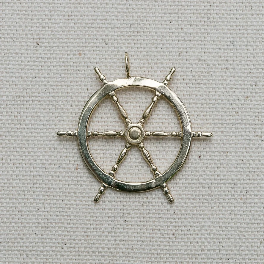 Captain's Wheel Charm by Jewel In The Sea Nantucket