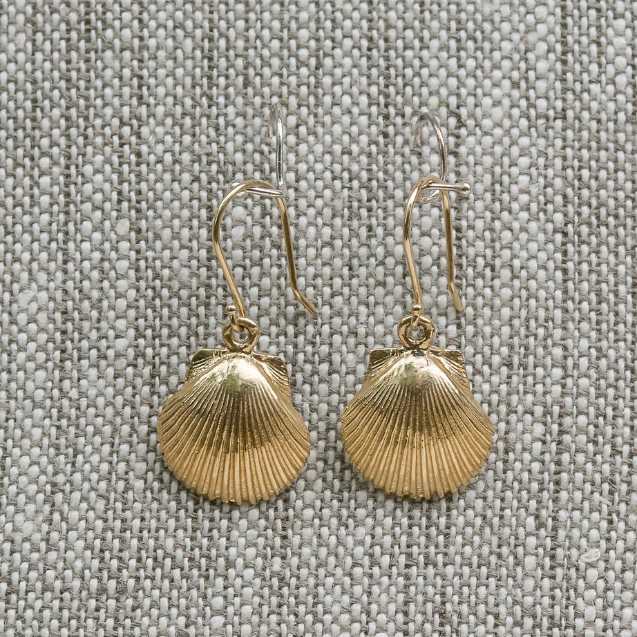 Scallop Earrings by Jewel In The Sea Nantucket