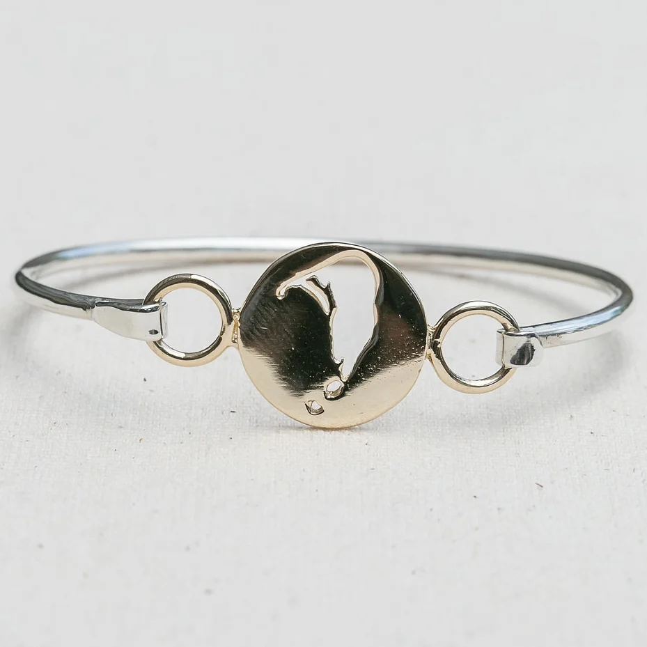 Island Cut Out Bangle by Jewel In The Sea Nantucket