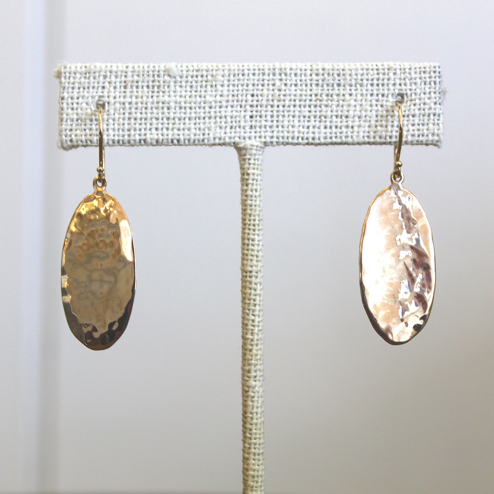 Handmade Fair Trade Details about   Oval Pendant in Hammered Finish 