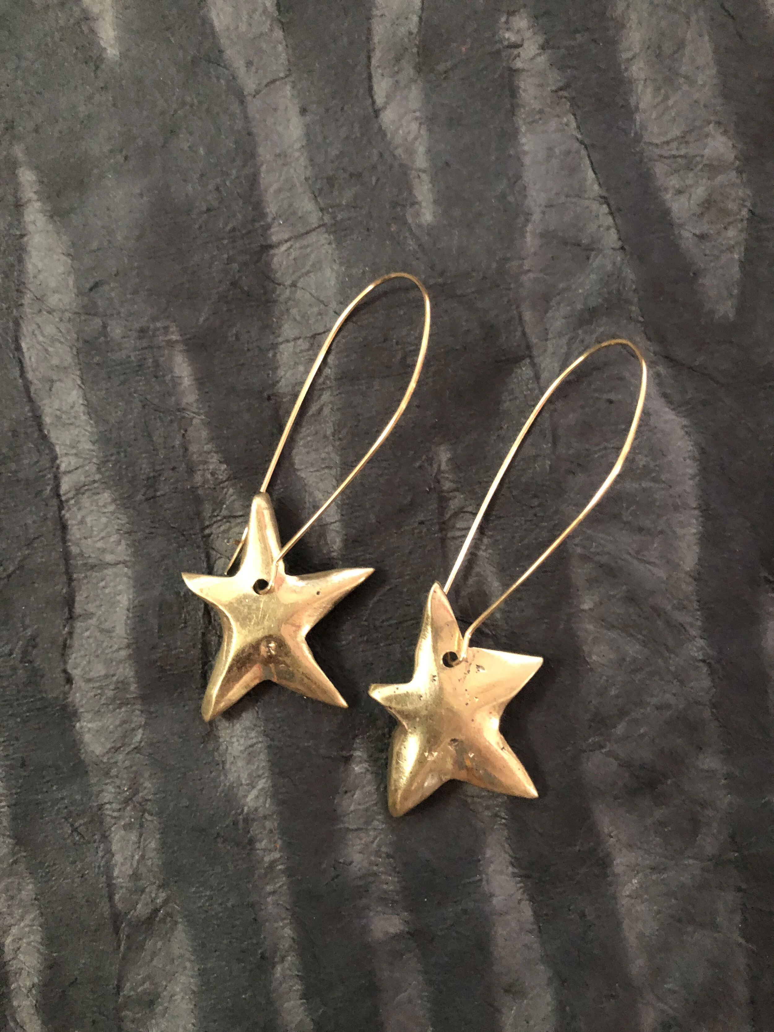 Bronze Star Earrings