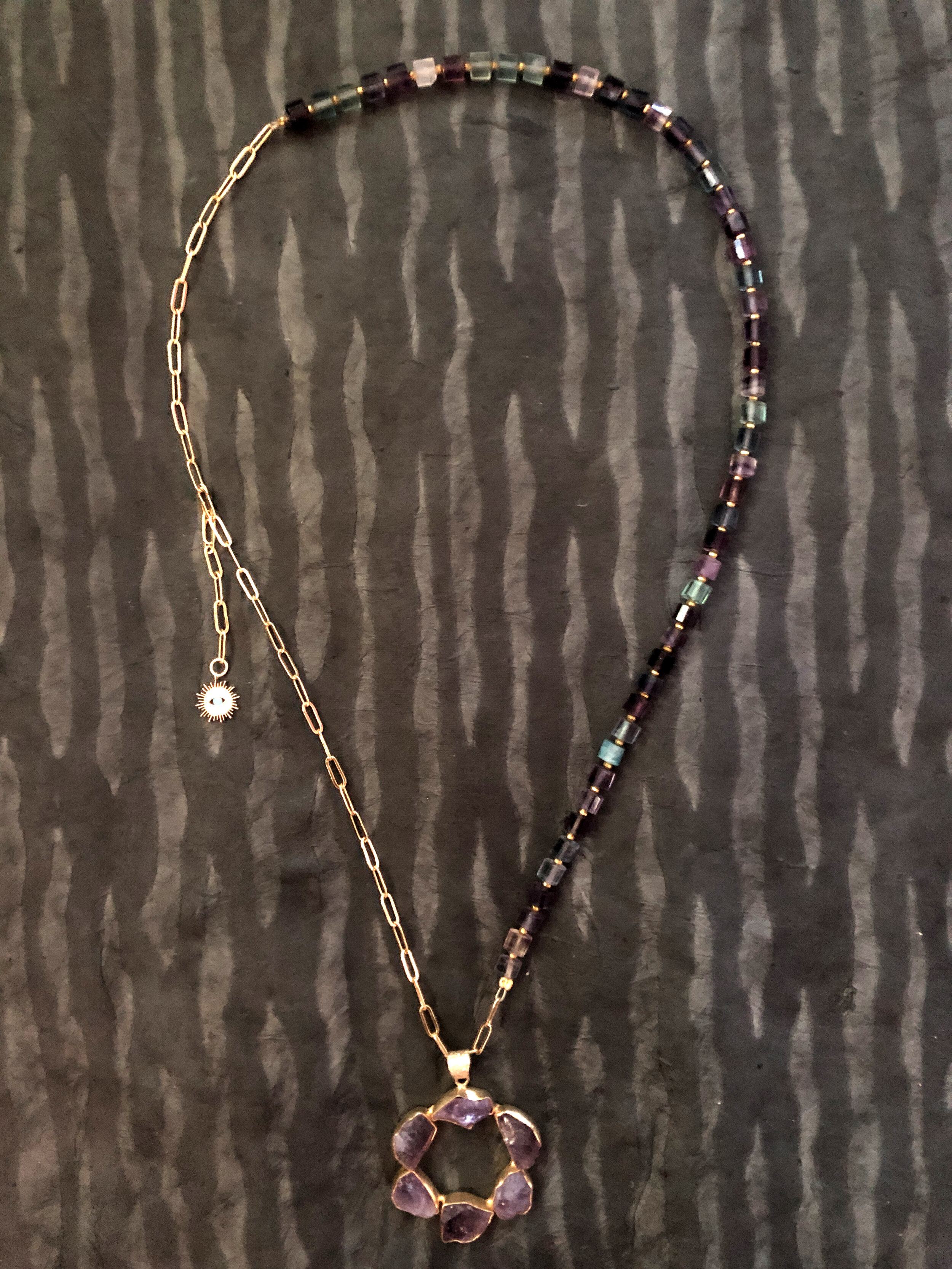 Amethyst Long Pendant