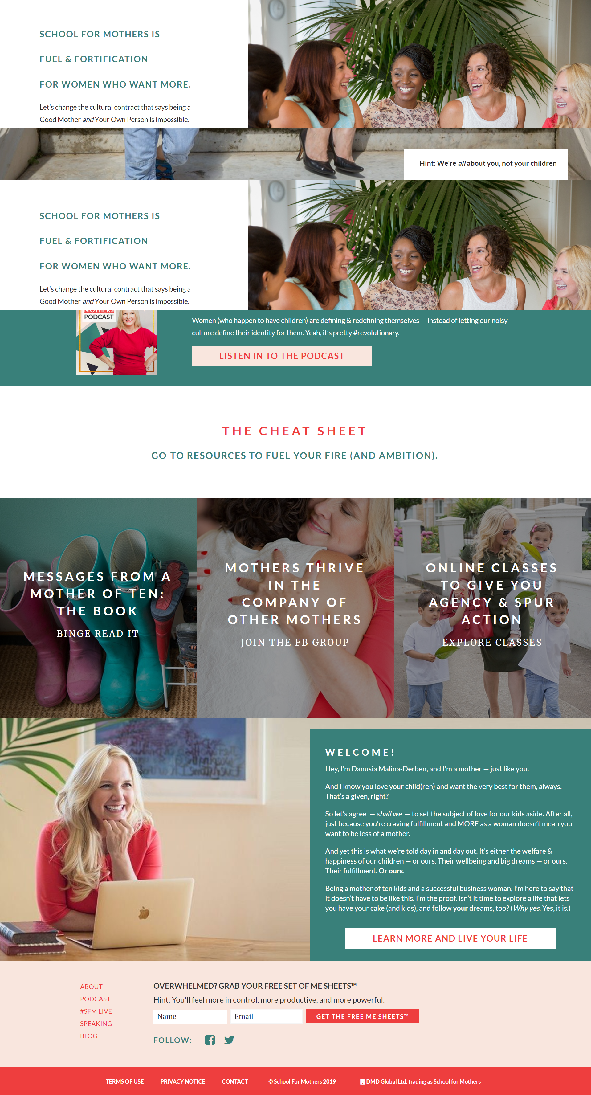 School for Mothers | Tagline Development | Verve & Vigour | Jess Manuszak | freelance print & web conversion copywriter | marketing writer | Denver, Colorado