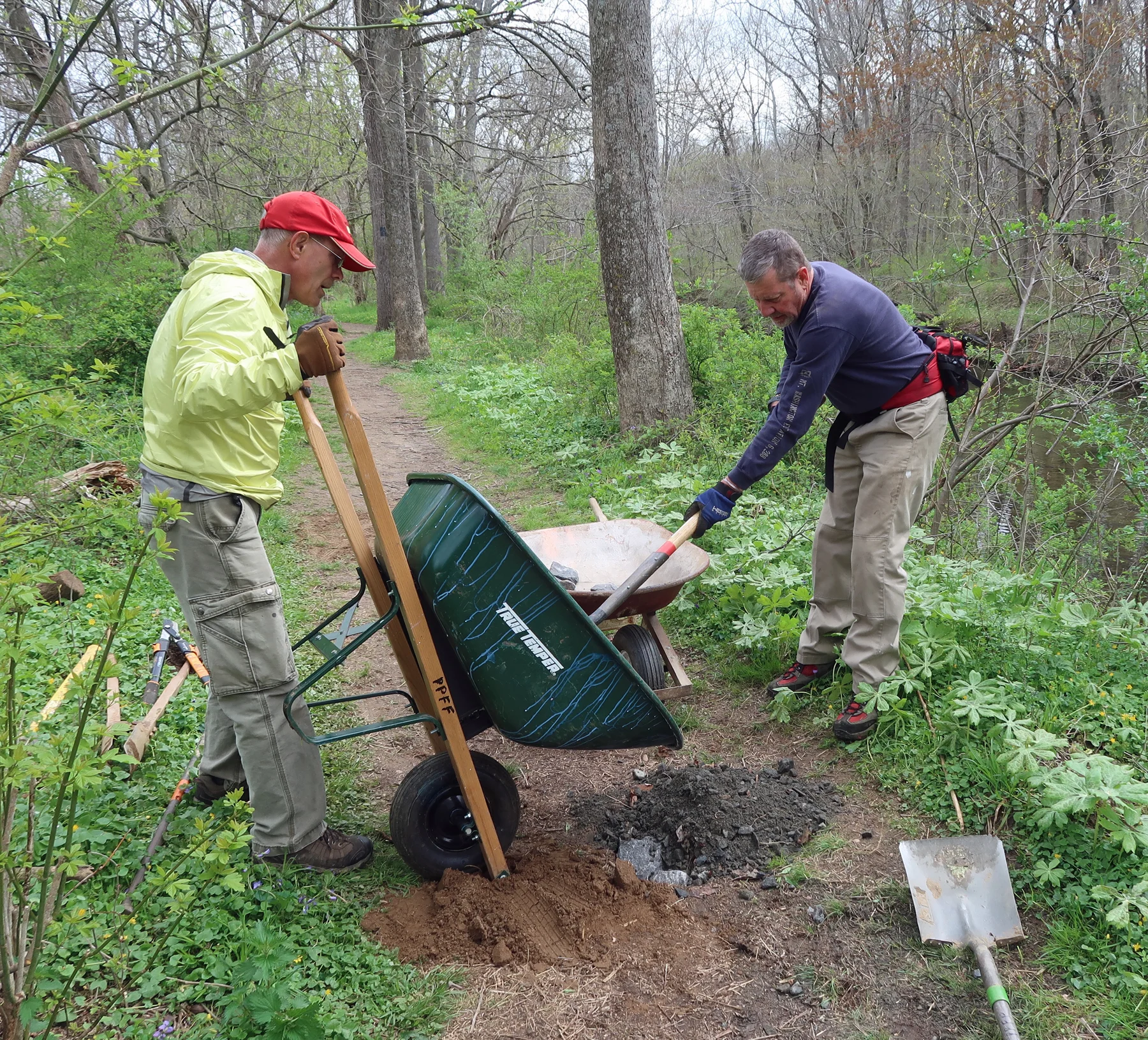 Plugging trail holes.jpg