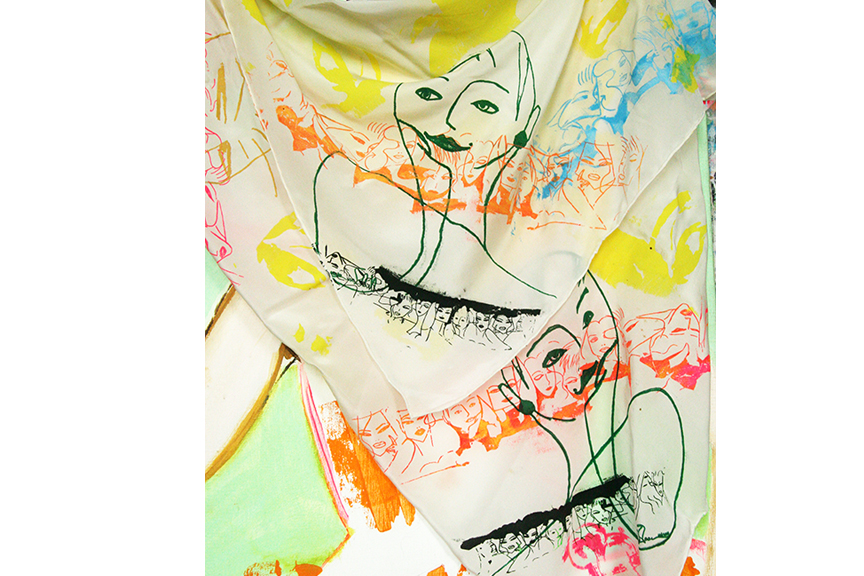 Scarf:- CANCER-Linda Mason