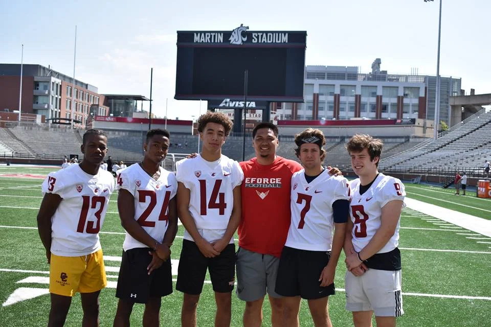 ROAD TRIP Traveling to college camps is a large burden for athletes and families. Most summer college camps happen in a short 4-week period. Our goal is to ease that burden by taking athletes to regional college camps at schools we have connections through our Coaching Tree.