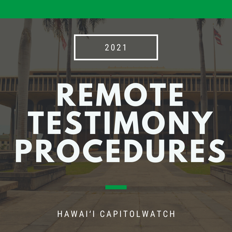 Remote Testimony Procedures