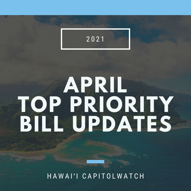 Top priority bill update - April 13