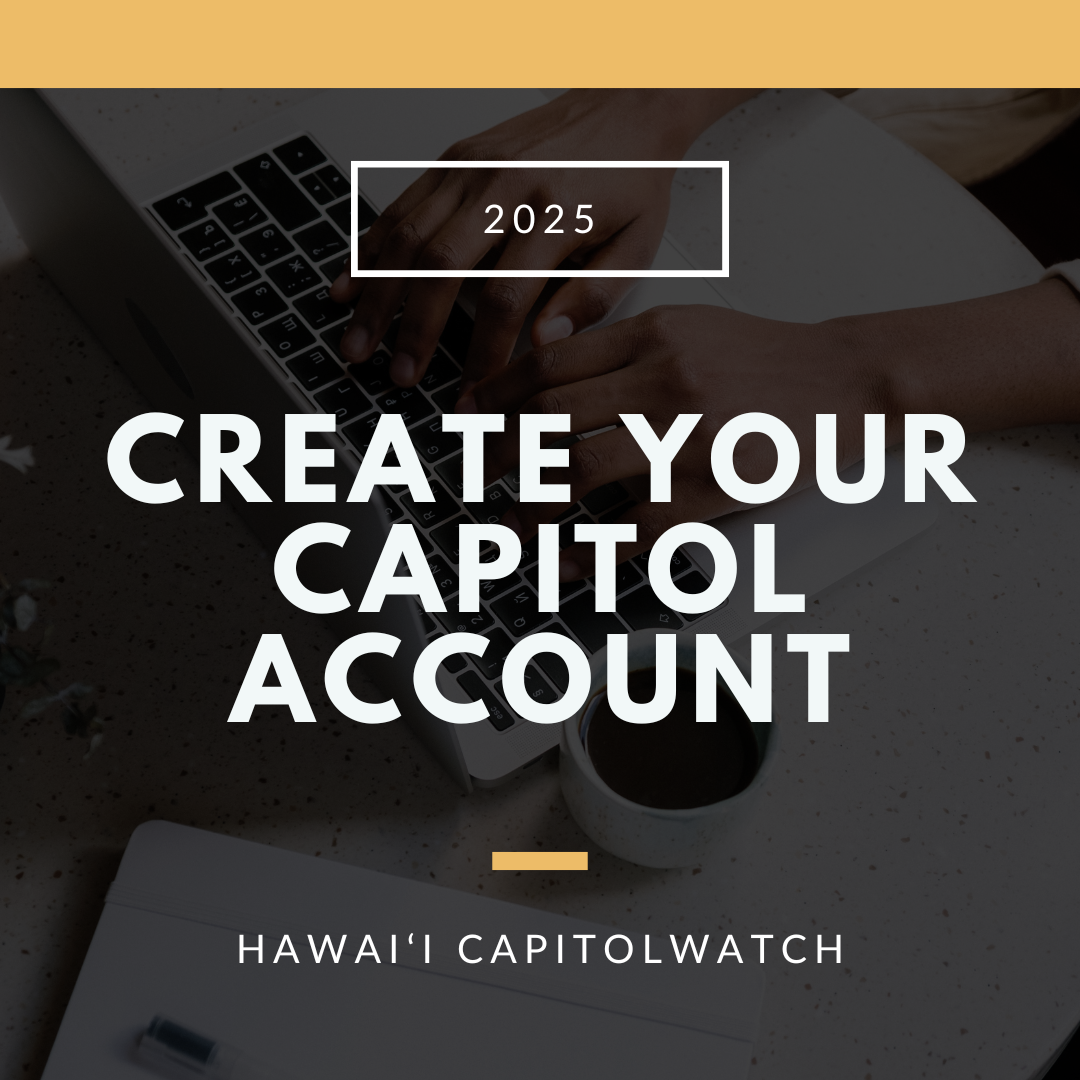 Create a Legislature Website Account