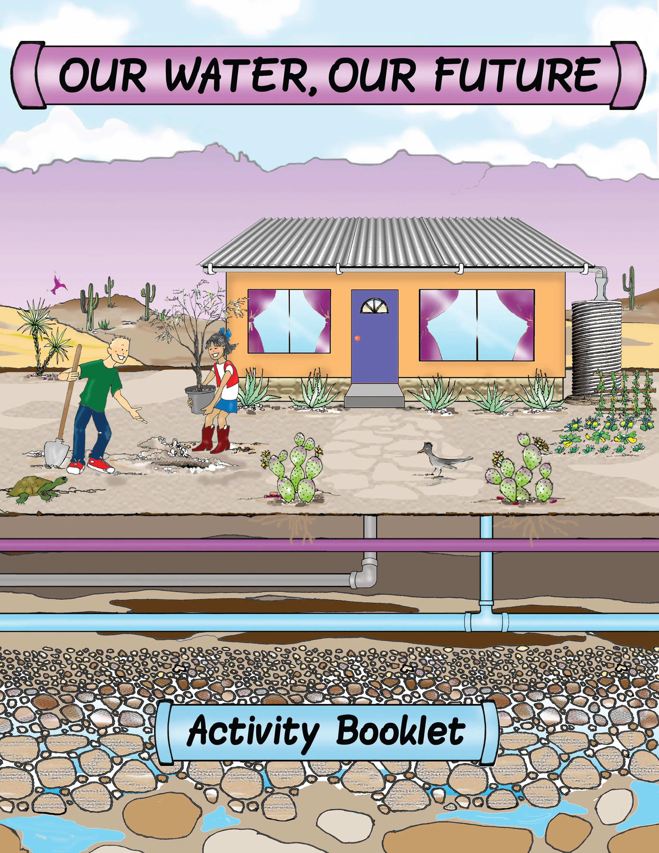 Each student receives a Water Smart Kids activity booklet and "Brush Up Cup" allowing them to reduce their water usage while brushing their teeth.