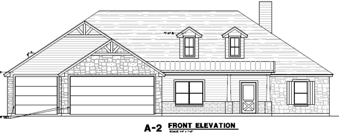 2250 Elevation C3 with Dormers Front Entry.png