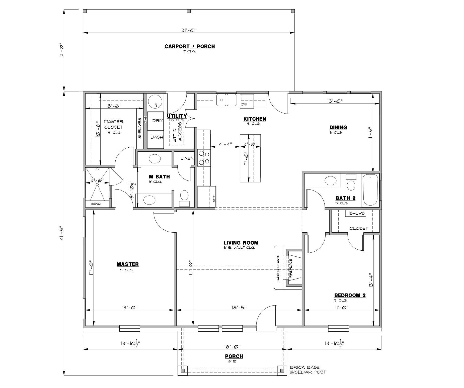 Plan 1538 — Amber Homes