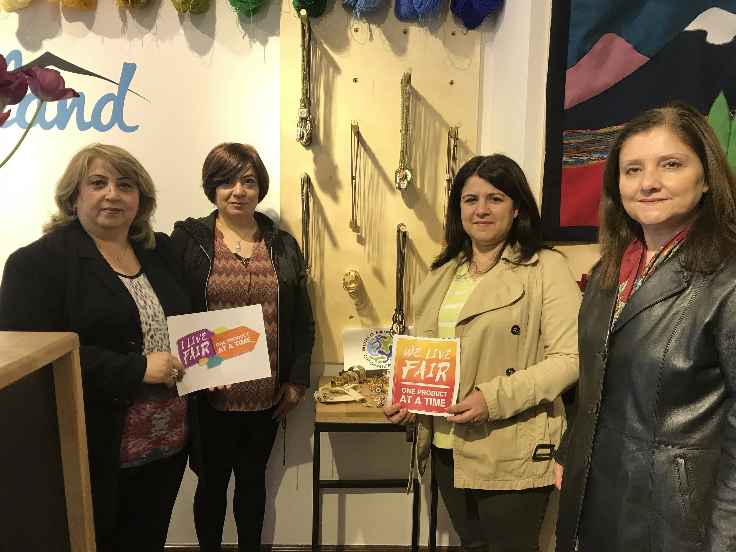 June's Featured Producer Partner | Mariam, Houri, Aida and Maral Traditional Embroidery by Women from Syria