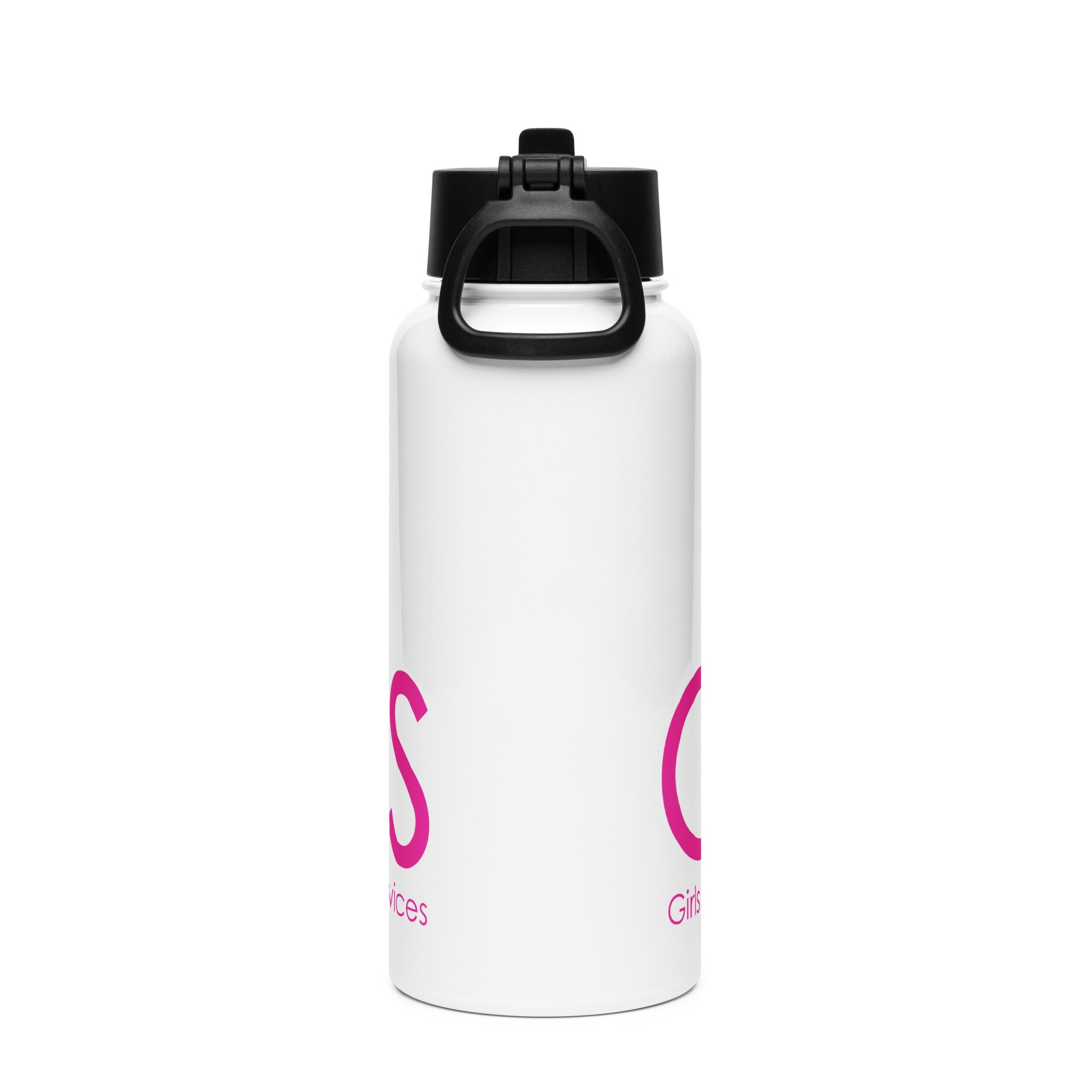 GEMS Stainless steel water bottle with a straw lid  Girls Educational &  Mentoring Services (GEMS)