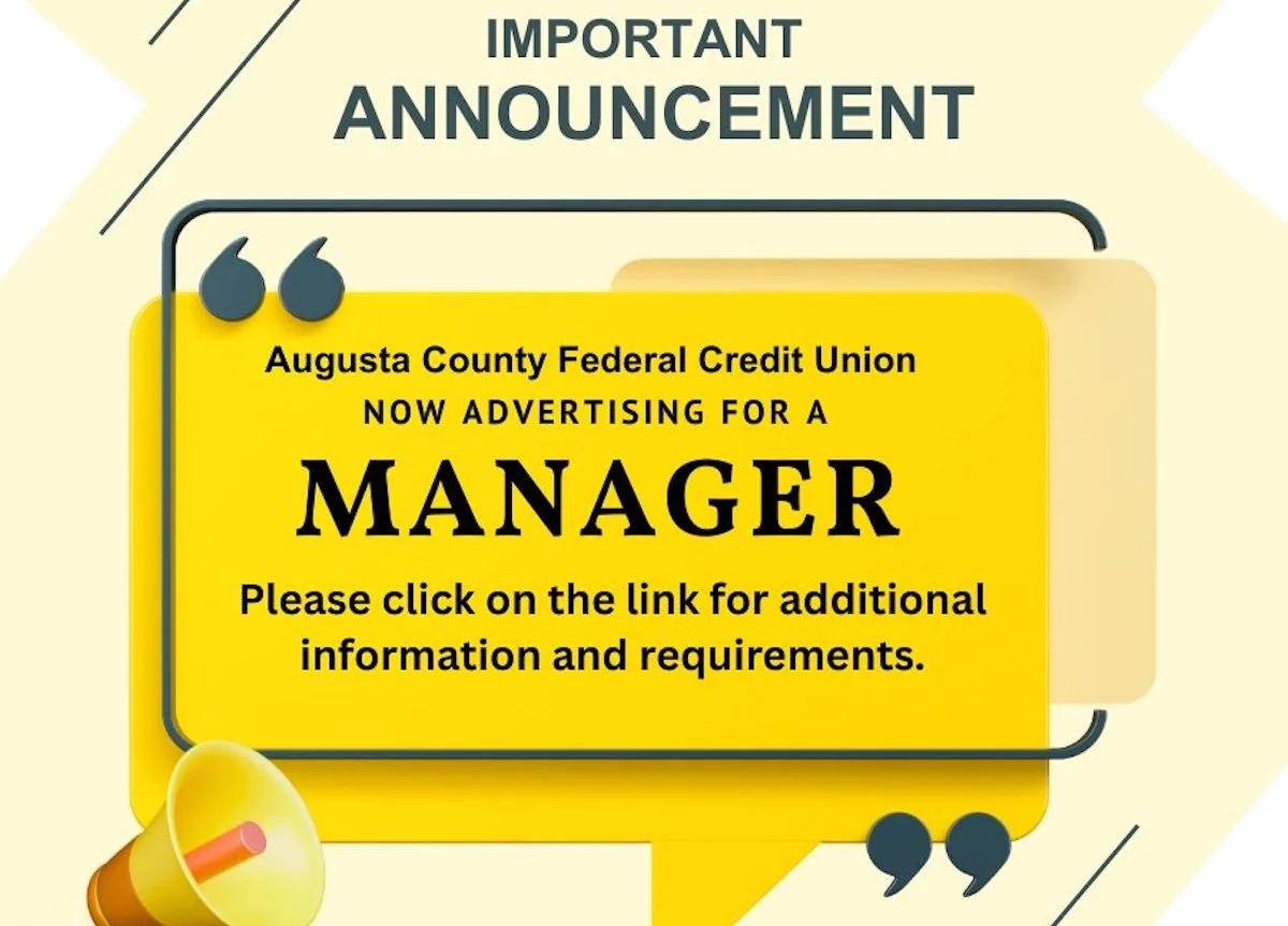 Now Advertising for a Manager Announcement