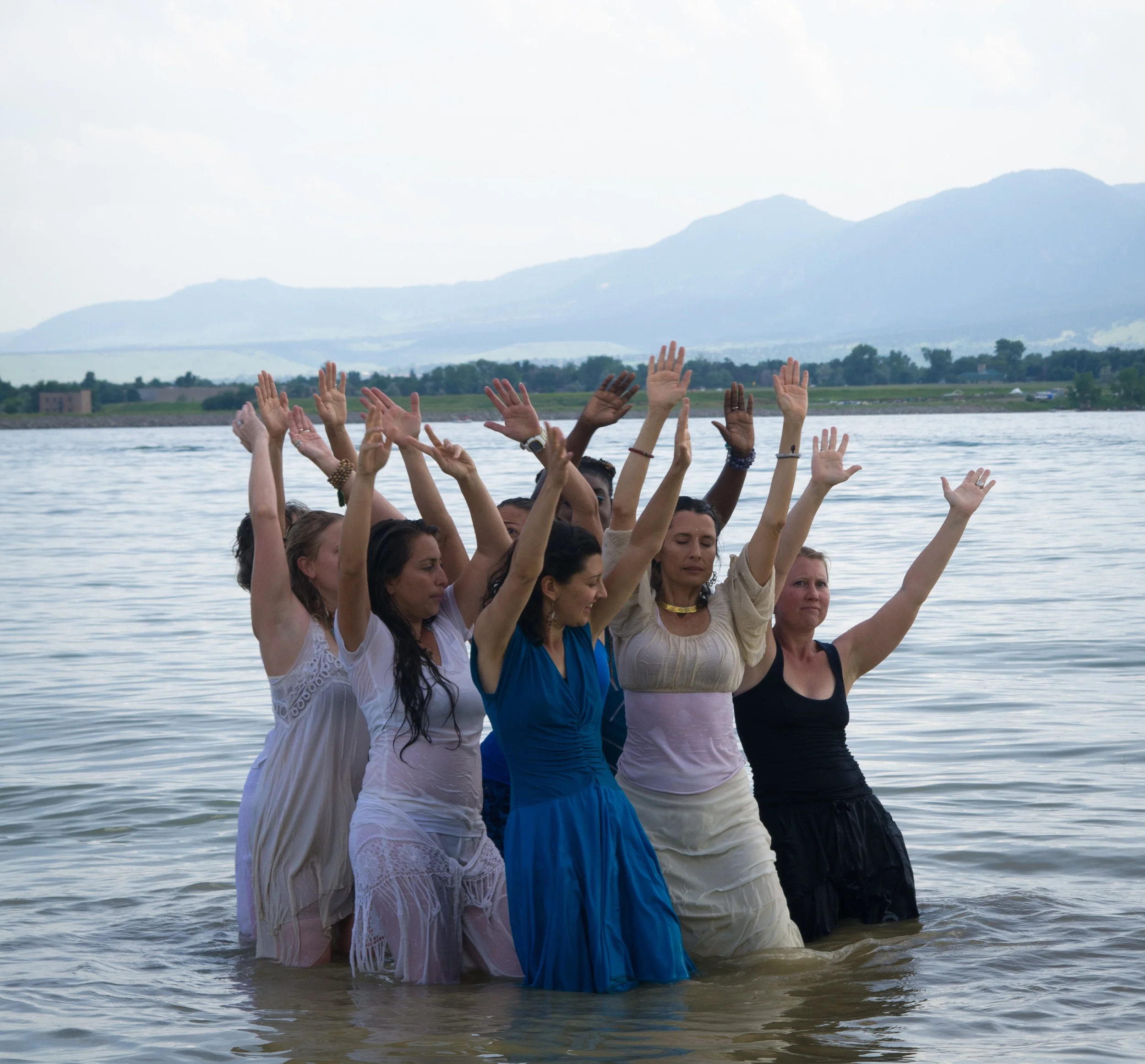 Embodying the way water moves...together. Photo by Jun Akiyama