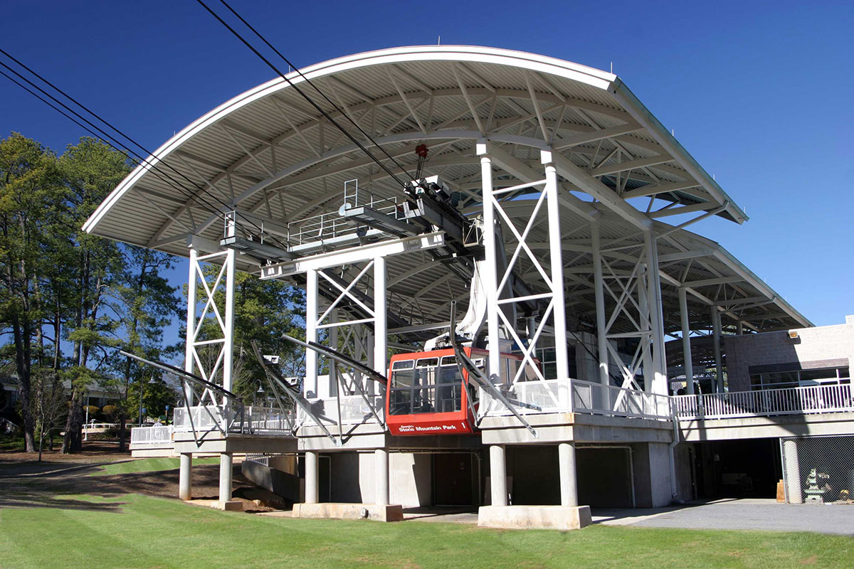 Stone Mountain Aerial Tram Station&lt;/br&gt;&lt;em&gt;Atlanta, Georgia&lt;/em&gt;|transportation