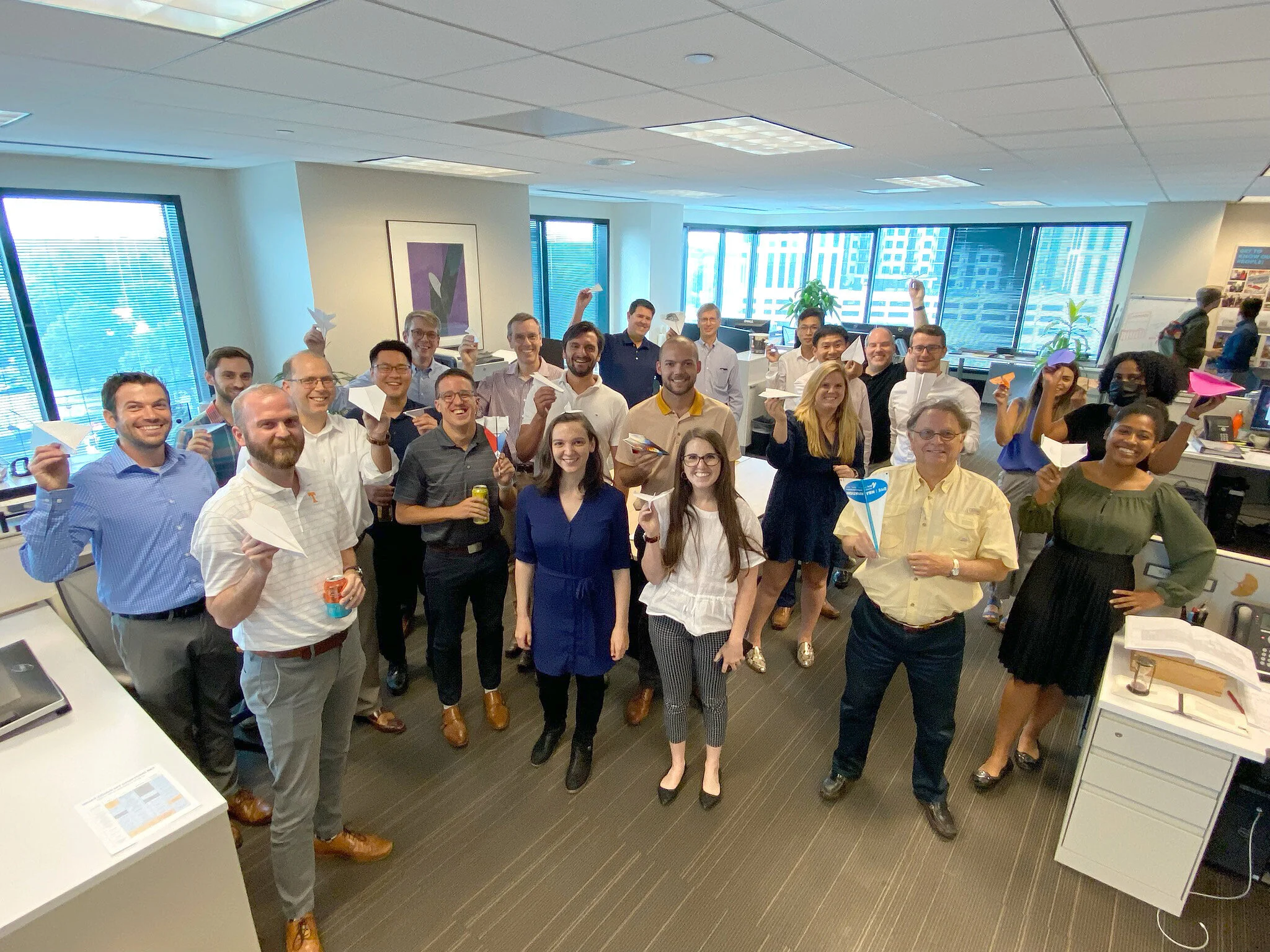 Niles Bolton Associates Hosts Inaugural Paper Airplane Distance Challenge