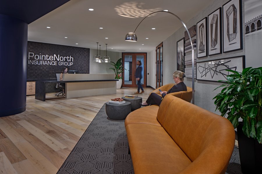 PointeNorth Insurance Group&lt;/br&gt;&lt;em&gt;Atlanta, Georgia&lt;/em&gt;|corporate interiors