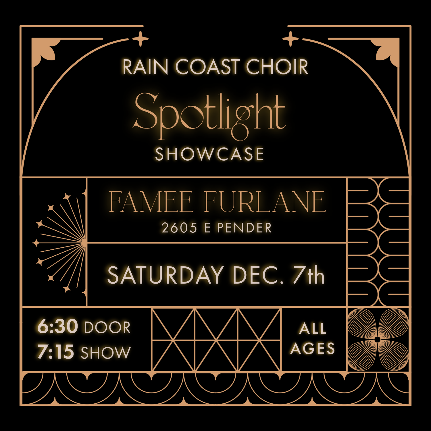 Rain Coast Choir Spotlight Showcase