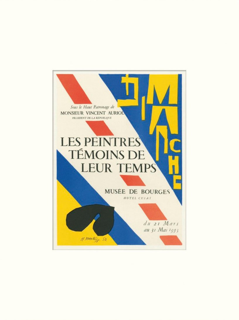 Henri Matisse – Les Peintres Témoins de Leur Temps, Paris & Bourges, 1952. (MRL044)