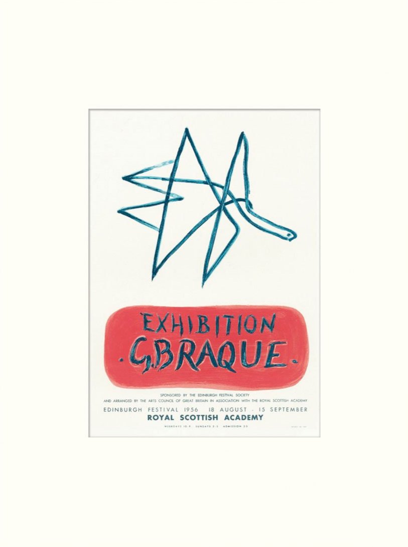 Georges Braque, Exhibition at the Royal Scottish Academy, Edinburgh, 1958. (MRL009)