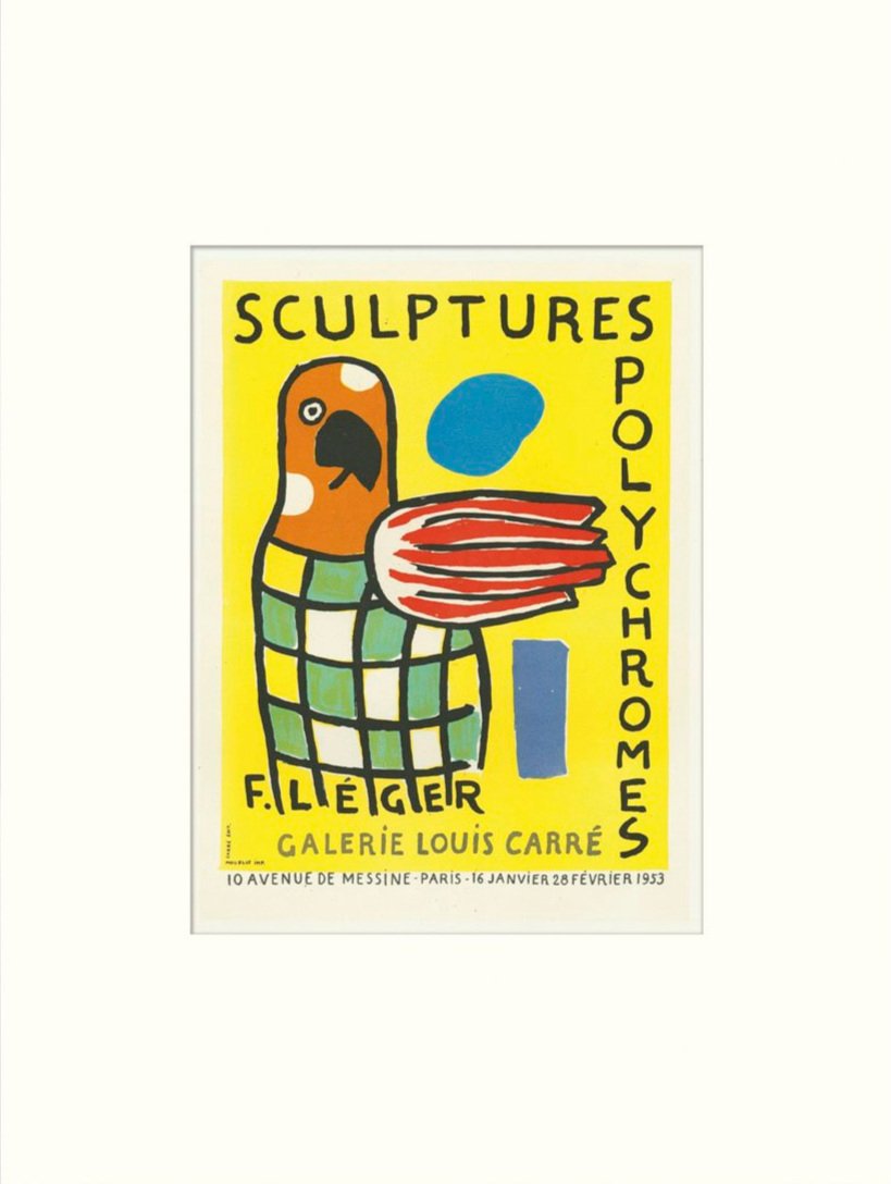 Fernand Léger – Sculptures Polychromes, Galerie Louis Carré, Paris, 1953. (MRL033)