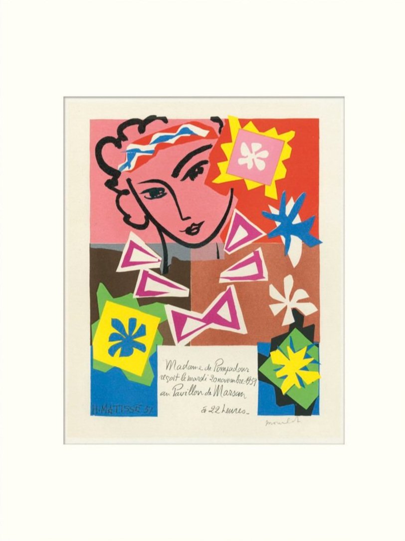 Henri Matisse – Bal de l’École des Arts Décoratifs, Pavillon de Marsan, Paris, 1951. (MRL043)