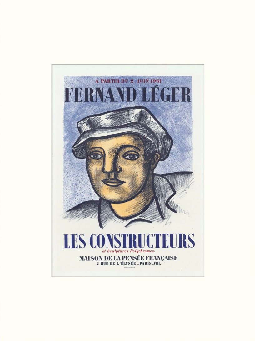 Fernand Léger – Les Constructeurs, Maison de la Pensée Française, Paris, 1951. (MRL032)