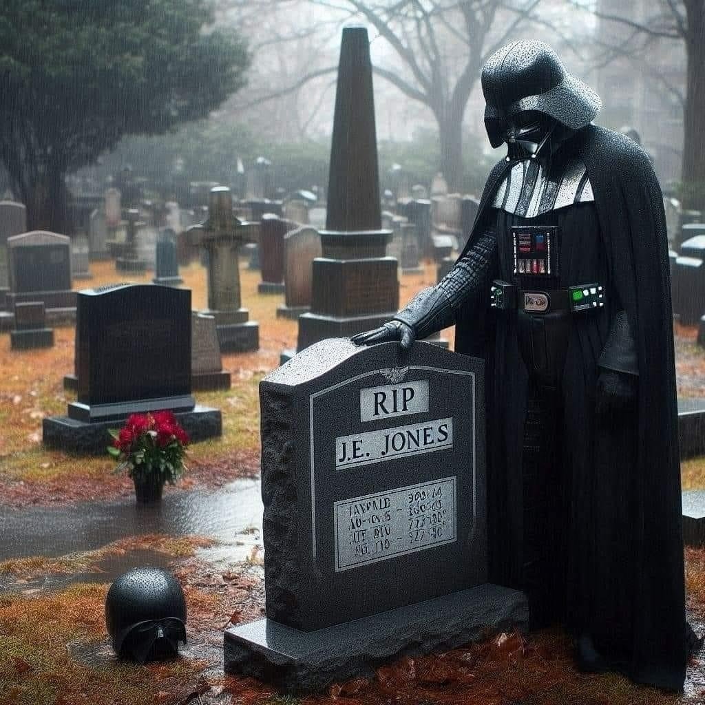 With deep sadness. #darthvader #jamesearljones #inmemoriam #starwars