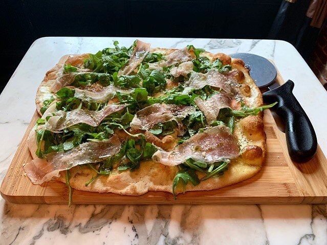 a beautiful day to try one of our flatbreads